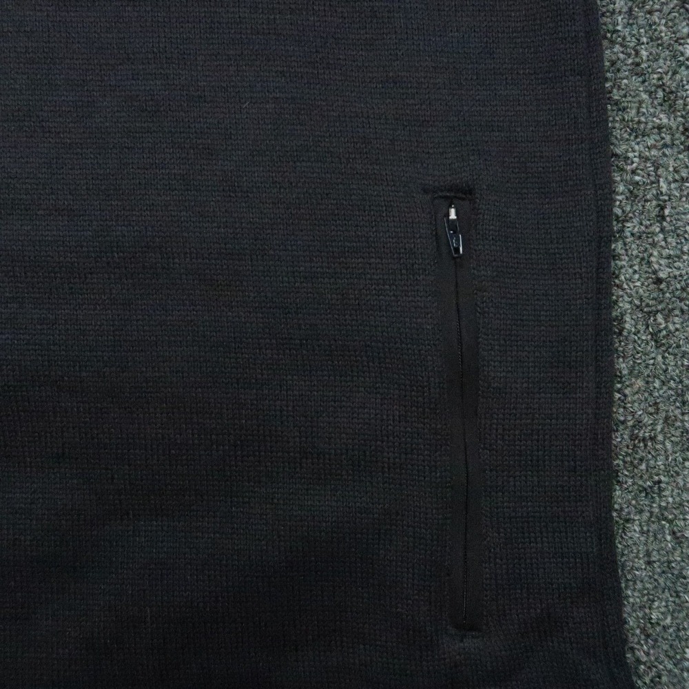 Criquet Black Full-Zip Men's Sweater - Picture 5 of 10